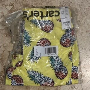 Carter's boys Bright Yellow Pineapple Swim Trunks